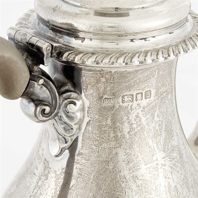 Lot 280 - Two George III Style Sterling Silver Coffee...