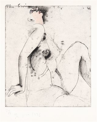 Lot 77 - Jim Dine (b. 1935) THE SWIMMER (KRENS 205)...
