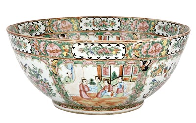 Lot 61 - Large Chinese Rose Medallion Porcelain Bowl...