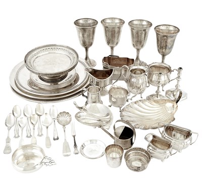 Lot 283 - Group of American and English Sterling Silver...