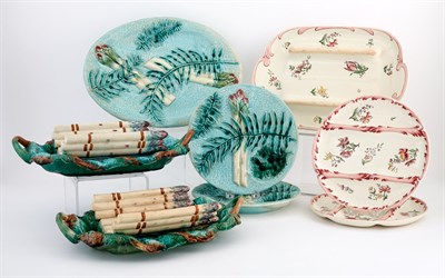 Lot 178 - Group of Trompe L'Oeil Ceramic Asparagus...