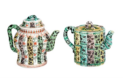 Lot 481 - Two Chinese Famille Verte Glazed Porcelain...