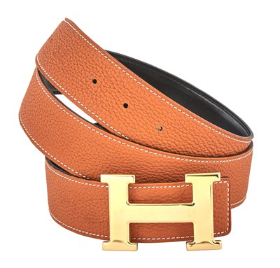Lot 595 - Hermès Orange Belt