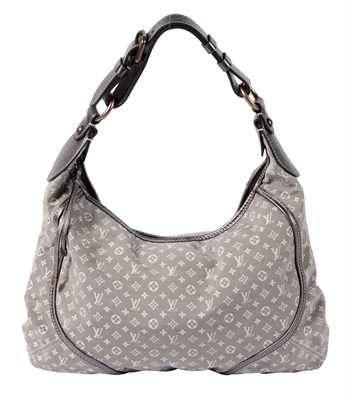 Lot 445 - Louis Vuitton Mini Lin Monan MM Platine Bag