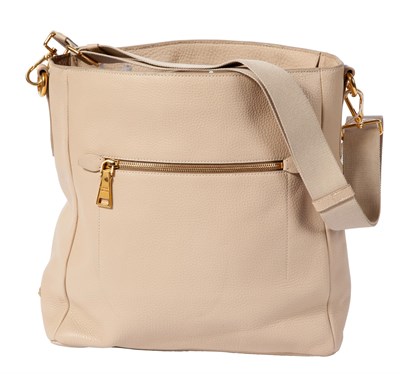 Lot 509 - Prada Beige Vit.Daino Sabbia Top Handle Tote Bag