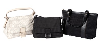 Lot 504 - Three Fendi Monogram Canvas Bags