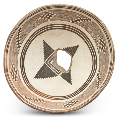 Lot 1267 - Mimbres Painted Pottery Bowl Circa 1100-1150 A....