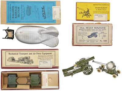 Lot 2 - Britains Military Equipment Selection of...