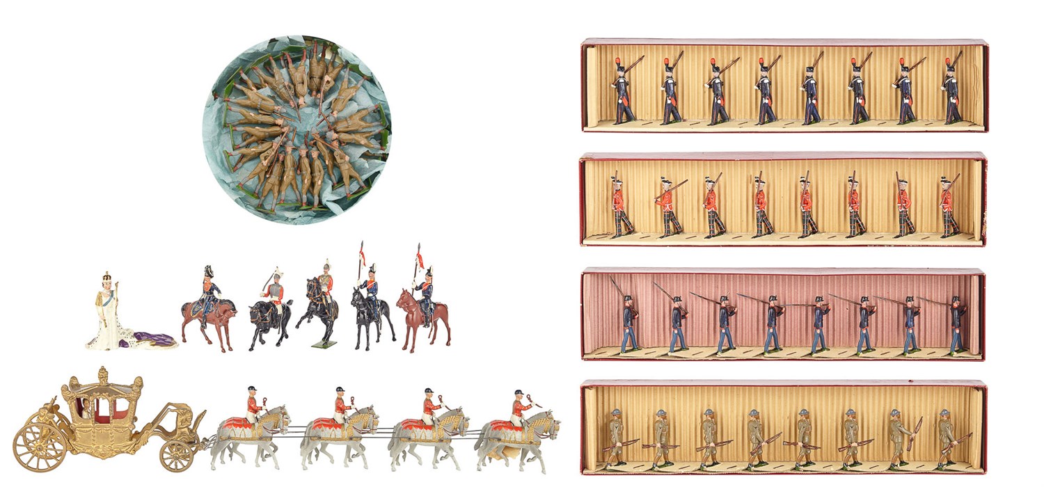 Lot 3 - Britains Mounted Guards, Infantry Sets and...