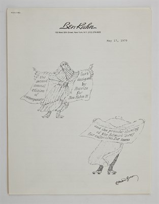 Lot 123 - [GOREY, EDWARD] KAHN, BEN. The second annual...