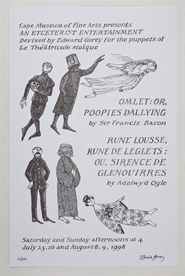 Lot 149 - [GOREY, EDWARD] Group of three posters from...