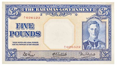 Lot 27 - Bahamas 1936 Five Pound KM 12a Choice...