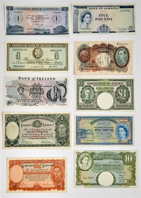 Lot 35 - Bank Note Group of British Issues and a few...