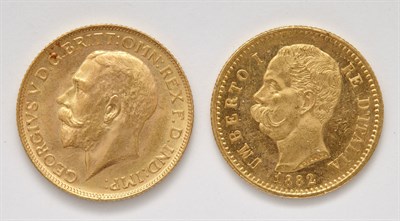 Lot 99 - Foreign Gold Coins Two gold coins comprising...
