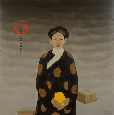 Lot 47 - Bui Huu Hung Vietnamese, b. 1957 Seated Woman...