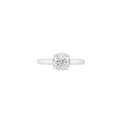 Lot 815 - Platinum and 'Crown of Light' Diamond Ring, Cartier