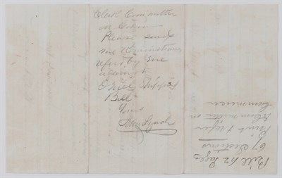 Lot 12 - [CIVIL WAR] Group of ten signed items from...