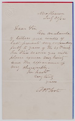 Lot 12 - [CIVIL WAR] Group of ten signed items from...
