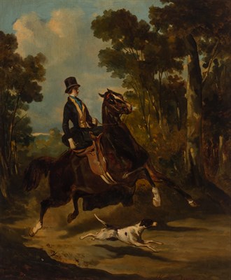 Lot 12 - After Alfred Alfred de Dreux Lady on Horseback...