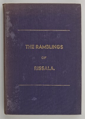 Lot 97 - E. W. D. V. The Ramblings of Rissala. N.p....