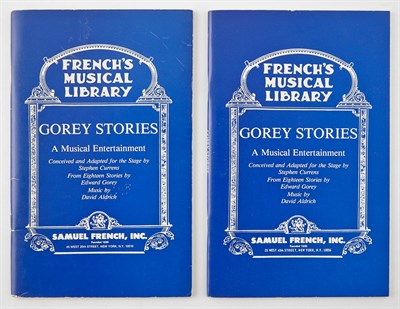 Lot 109 - [GOREY, EDWARD] Two copies of CURRENS, STEPHEN...