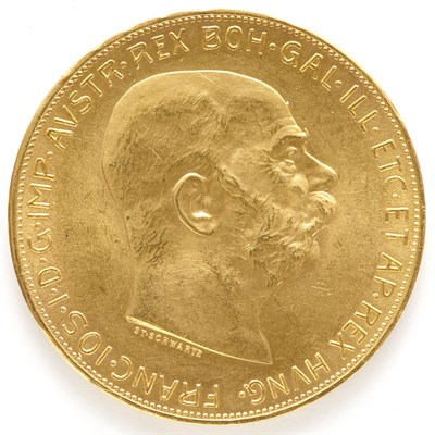 Lot 76 - Austria 1915 100 Corona Choice coin with...