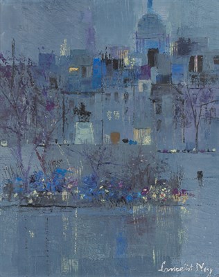 Lot 76 - Lancelot Ney Hungarian, 1900-1965 City Scene...