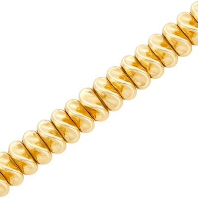 Lot 302 - Gold Bracelet, Gay Frères