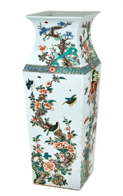 Lot 49 - Chinese Famille Verte Glazed Porcelain Vase...