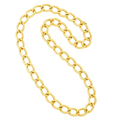 Lot 20 - Shreve & Co. Gold Link Necklace