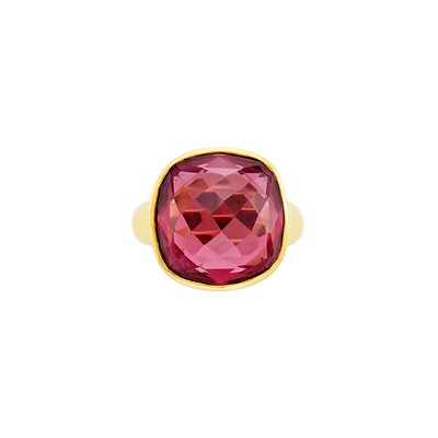 Lot 50 - Gold and Pink Tourmaline Ring, McTeigue
