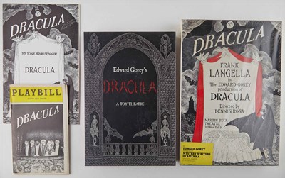Lot 158 - [GOREY, EDWARD] Poster for Dracula. New York:...