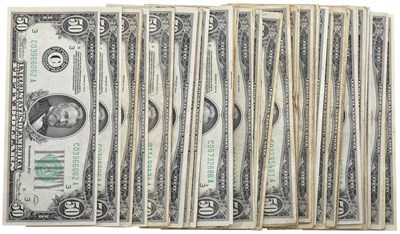Lot 17 - United States 1934 $50 Federal Reserve Notes...