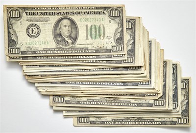 Lot 21 - United States 1934 $100 Federal Reserve Bank...