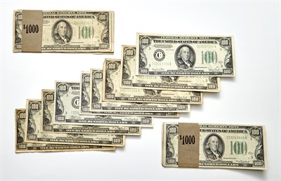 Lot 23 - United States 1934 $100 Federal Reserve Bank...