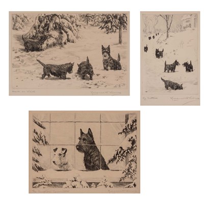 Lot 138 - Marguerite Kirmse (1885-1954) BLACK ON WHITE;...