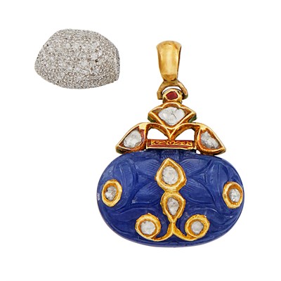 Lot 1564 - Group of Gold, Gem-Set and Diamond Jewelry