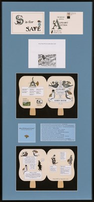 Lot 164 - [GOREY, EDWARD] Framed group of seven items...