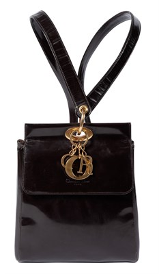Lot 528 - Christian Dior Brown Leather Backpack