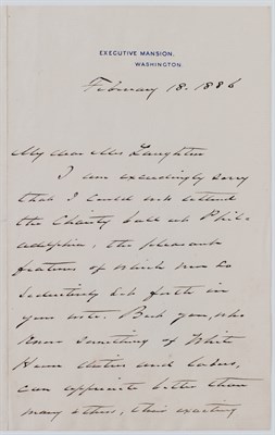 Lot 39 - [PRESIDENTS] Group of eight signed items, 1858-...