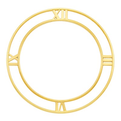 Lot 266 - Gold 'Flat Atlas' Bangle Bracelet, Tiffany & Co.