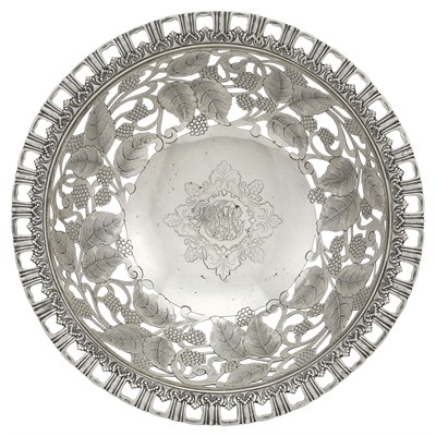 Lot 132 - Tiffany & Co. Sterling Silver Pierced Fruit...
