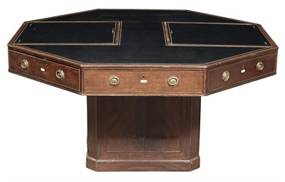 Lot 1108 - George III Mahogany Library Table Last quarter...
