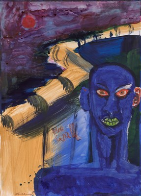 Lot 158 - Rainer Fetting German, b. 1949 Untitled, 1987...