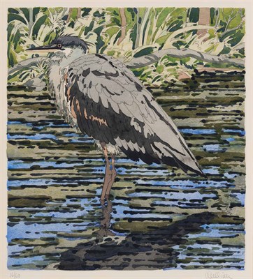 Lot 191 - Neil Welliver (1929-2005) IMMATURE GREAT BLUE...