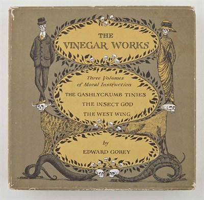 Lot 101 - GOREY, EDWARD The Vinegar Works. Three volumes...