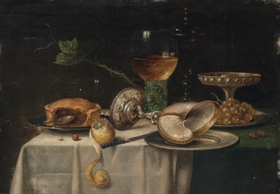 Lot 20 - Manner of Willem Claesz Heda Still Life with...