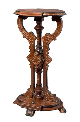 Lot 274 - American Renaissance Revival Walnut, Ebonized,...