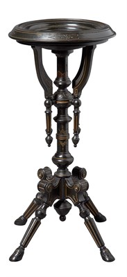Lot 266 - American Renaissance Revival Ebonized and...