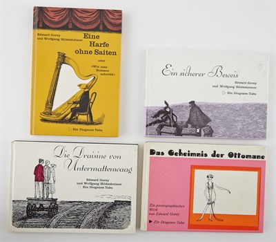 Lot 57 - GOREY, EDWARD Group of four Diogenes Verlag...